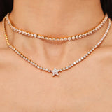 Pendant inlaid with zircon pendant necklace women's necklace high-end accessory - V.I.P Digital Presence