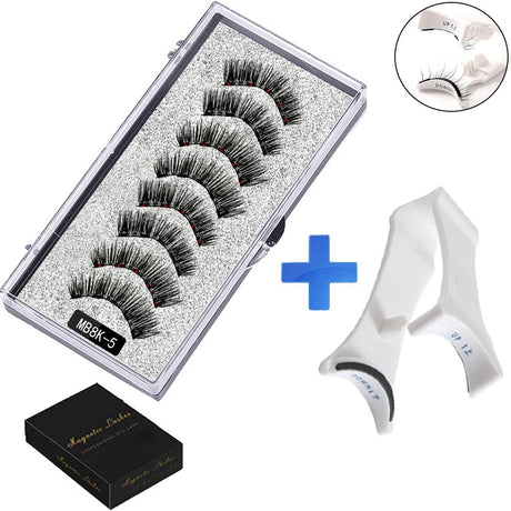 Five magnetic adhesive free magnetic eyelash clamp set for European and American thick magnetic eyelashes - V.I.P Digital Presence