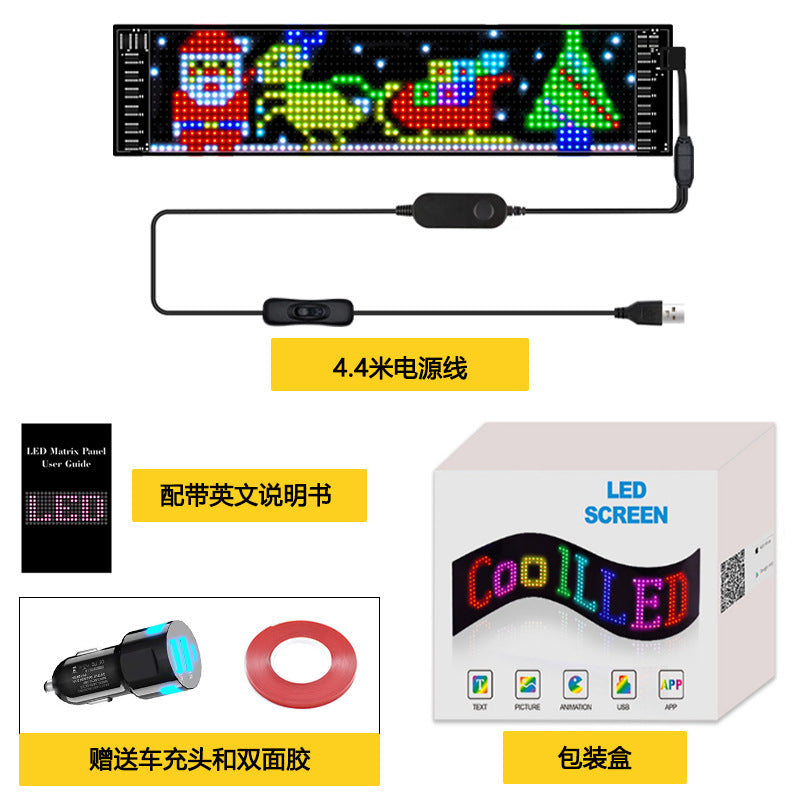 Flexible LED Advertising Screen LED Soft Panel APP Bluetooth Car Display - V.I.P Digital Presence