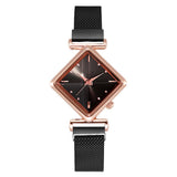 Women Square Watch Luxury Ladies Quartz Magnet Buckle Gradient Color Watches Relogio Feminino For Gift Clock - V.I.P Digital Presence