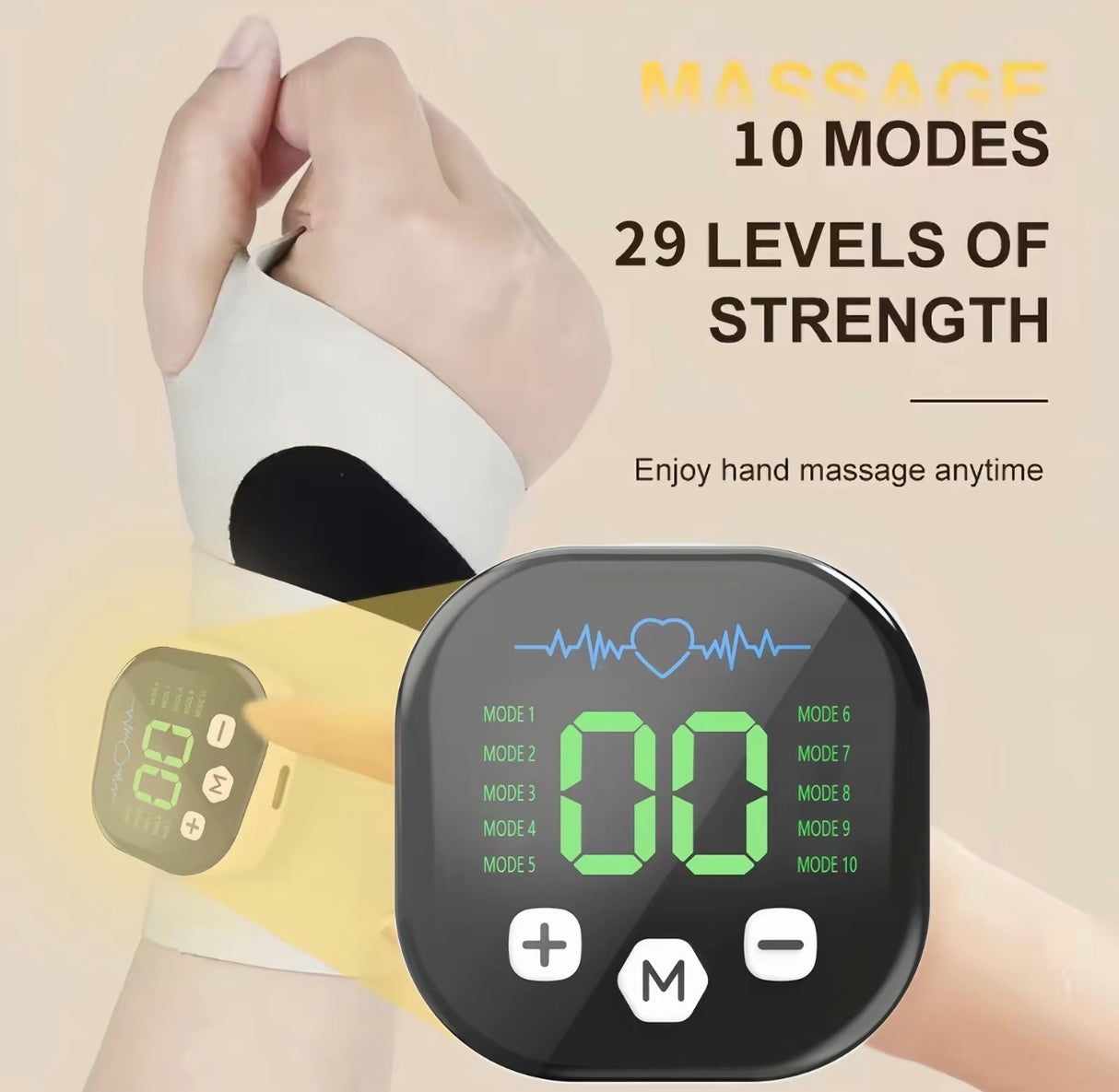 PulseEase Wrist Massager