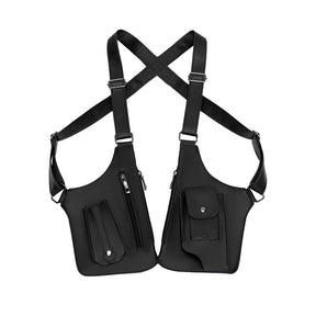 A medieval - style leather harness bag that is an anti - theft wallet, phone pouch, and suitable for men's Viking  cosplay. - V.I.P Digital Presence