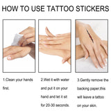 Halloween Tattoo Stickers, Halloween Horror Party Party Makeup Decorative Mouth Tattoo Stickers - V.I.P Digital Presence
