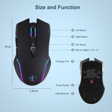 Virtual anti sleep automatic movement of mouse mover to prevent computer screen lock and slacking off - V.I.P Digital Presence