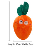 Double Bone Chicken Leg Fruit Carrot Vegetable Pet Dog Cat Plush Squeaky Durable Chew Toy Supplies - V.I.P Digital Presence