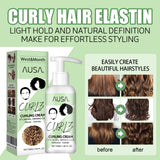 Curly Hair Elastin, Moisturizing Curly Hair Styling Fluffy Elastic Strong Hair Smoothing Frizz And Hair Care - V.I.P Digital Presence