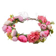Bohemian floral hairband bride photo shoot bride hair accessories - V.I.P Digital Presence