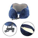 U Shaped Memory Foam Neck Pillows Soft Travel Pillow Neck Cervical Airplane Pillow 30*28*14CM Cervical Travel Healthcare Bedding