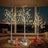 Artificial birch tree with light, 4FT 48 LED/5FT 72 LED/6FT 96 LED, with warm white light, indoor and outdoor decoration - V.I.P Digital Presence