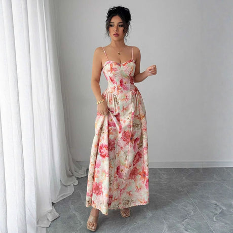 Cross-borderNew Spring and Summer Strapless Shoulder-baring Women's Fashion Fairy Long Elegant Evening Dress - V.I.P Digital Presence