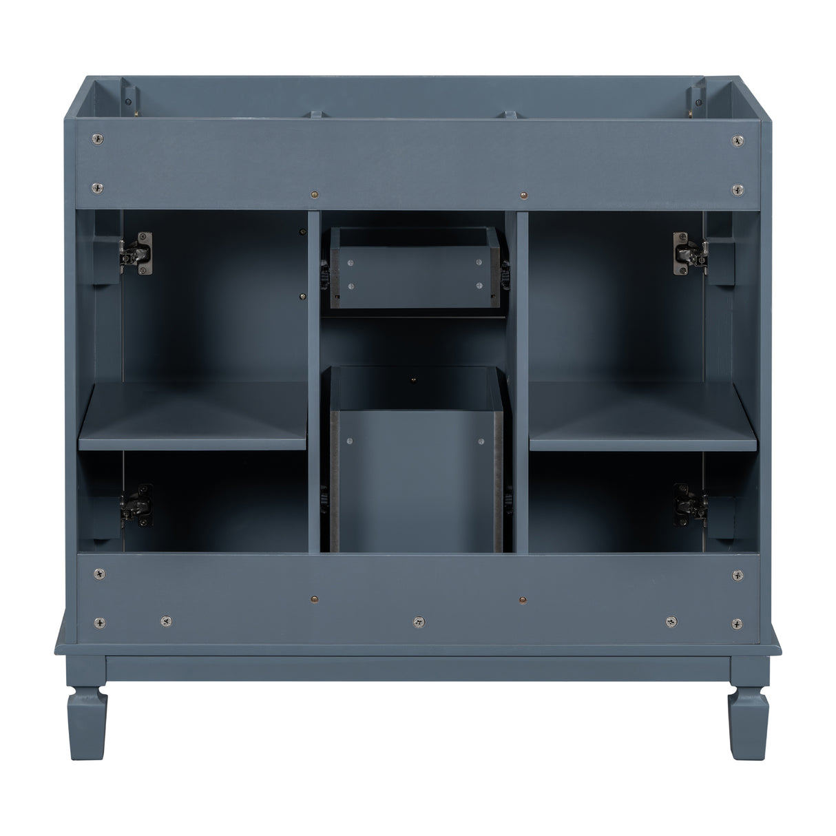 36'' Bathroom Vanity without Top Sink Cabinet only Modern Bathroom Storage Cabinet with 2 Soft Closing Doors and 2 Drawers - V.I.P Digital Presence