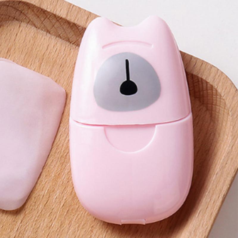 150pcs Disposable Boxed Paper Soap Travel Portable Hand Washing Box Scented Slice Sheets Mini Soap Paper Travel Makeup - V.I.P Digital Presence