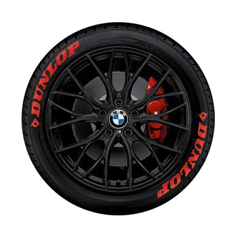 【 Font Set 】 Car Tire Stickers Tire Letter Stickers English Letter 3D Stereoscopic Stickers - V.I.P Digital Presence