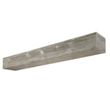 60" Rustic Wood Fireplace Mantel,Wall-Mounted & Floating Shelf for Home Decor grey