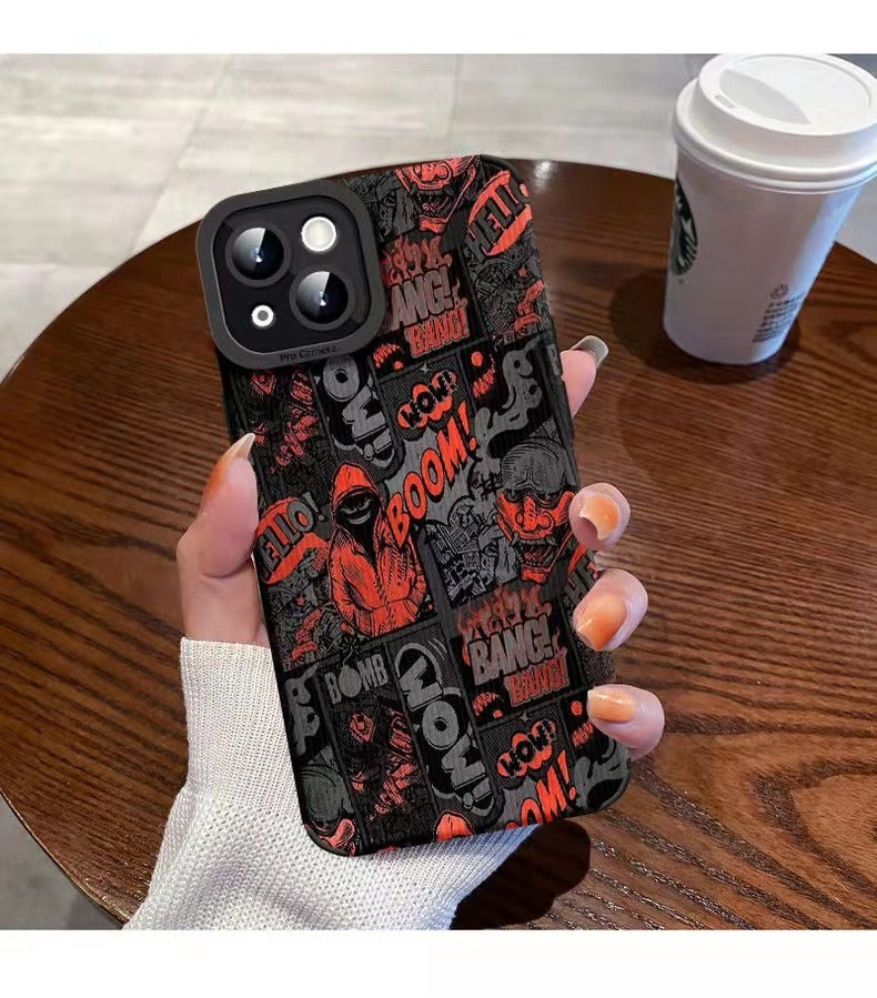 Trendy brand suitable for iPhone 13/14 Promax Apple 12/11 cartoon phone case XR all inclusive XS soft 7p - V.I.P Digital Presence