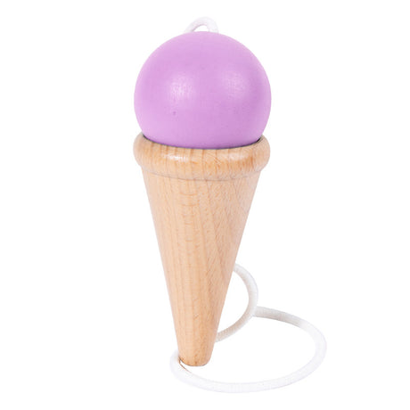 Hand eye coordination traditional toy wooden skill cup sensory integration training throwing and catching ball - V.I.P Digital Presence