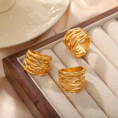 Titanium Steel Multi-Layered Ring - V.I.P Digital Presence