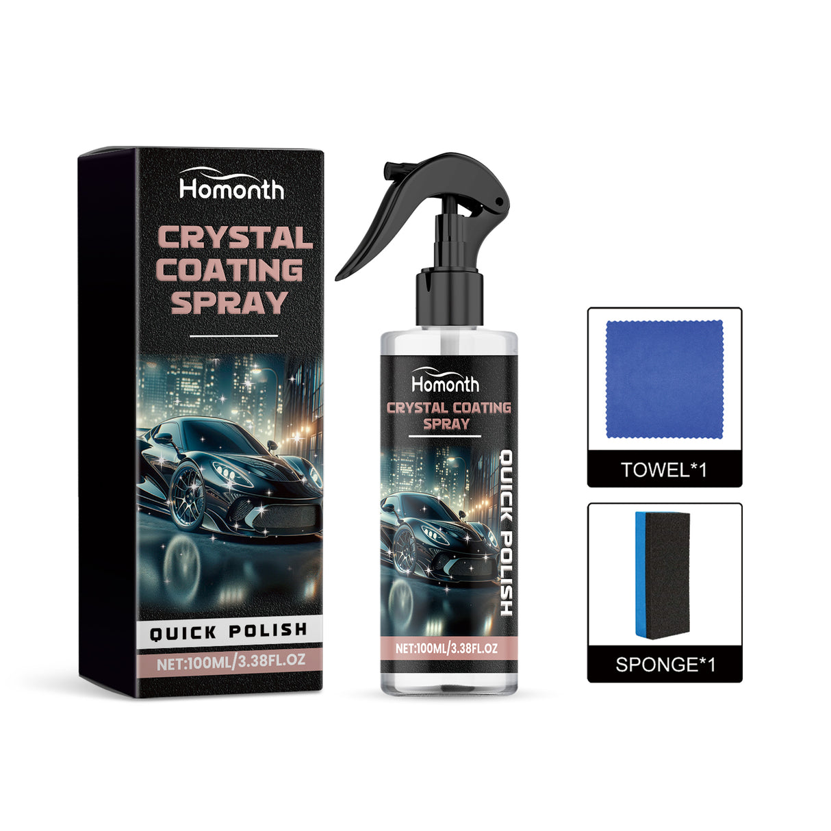 Crystal Coating Spray, Clean Water Stains And Dirt With New Bright Long-Lasting Maintenance Spray - V.I.P Digital Presence