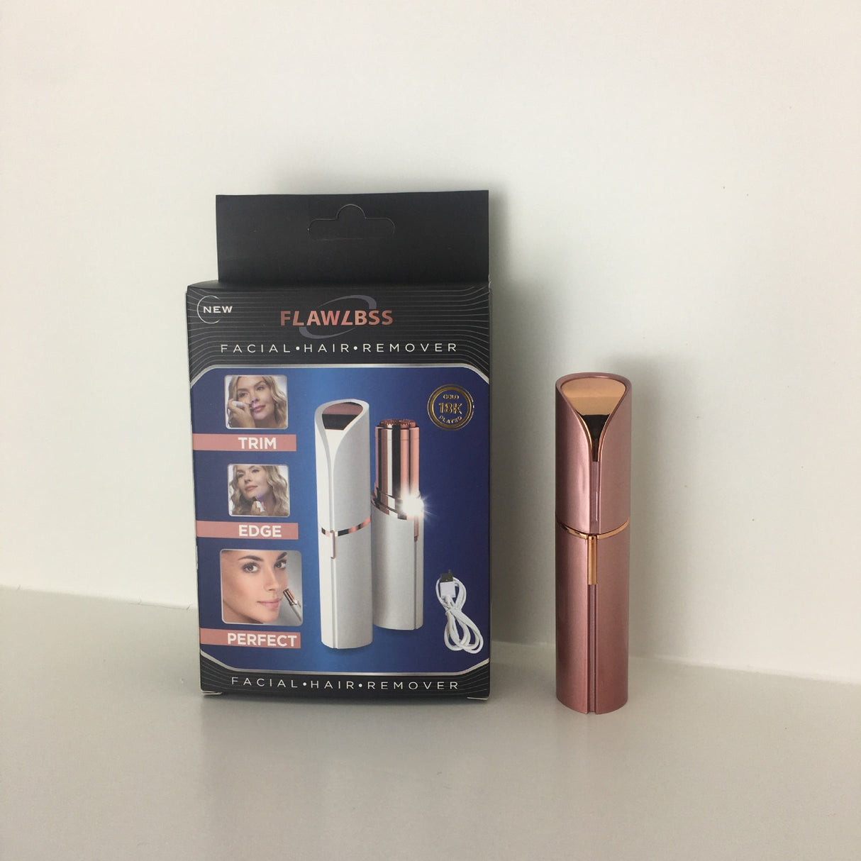 Recortador de cejas con lápiz labial, afeitadora para mujeres, depiladora, recortador de cejas eléctrico, recortador de cejas con carga, raspador de cabello