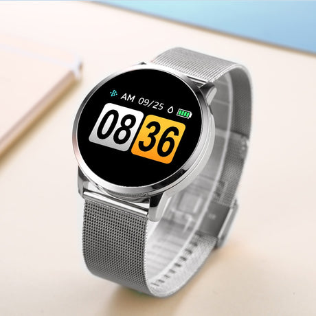 RUNDOING Q8 Smart Watch OLED Color Screen Smartwatch women Fashion Fitness Tracker Heart Rate monitor - V.I.P Digital Presence