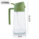 2-in-1 Kitchen Olive Oil Dispenser, Oil Sprayer, Grilling & Picnic Tools - V.I.P Digital Presence