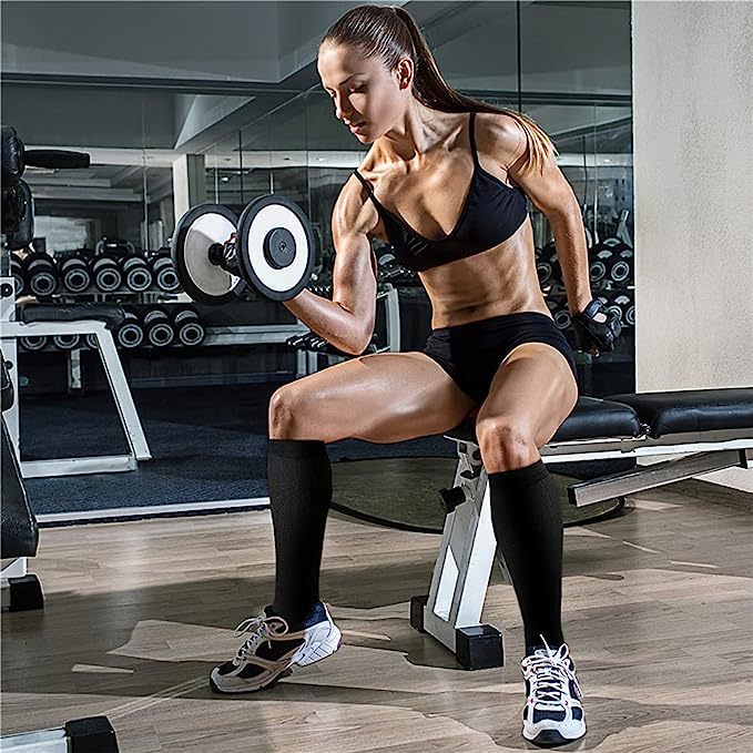 Sports pressure socks long tube socks calf socks compression socks skipping rope elastic cycling socks - V.I.P Digital Presence