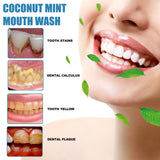 Coconut Mint Mouth Wash, Whitening Teeth Yellow Teeth Stains Tongue Coating Clean Fresh Breath Oral Care - V.I.P Digital Presence