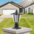 Solar Column Headlights With Dimmable LED - V.I.P Digital Presence