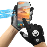 Men and women outdoor cycling windproof and cold proof motorcycle electric bike full finger touch screen anti slip gloves - V.I.P Digital Presence