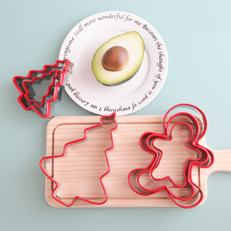 Christmas Gift Gingerbread Man Christmas Biscuit Mold Sandwich Cutting Cake Mold Vegetable and Fruit Cutting Biscuit Cutting Mold - V.I.P Digital Presence