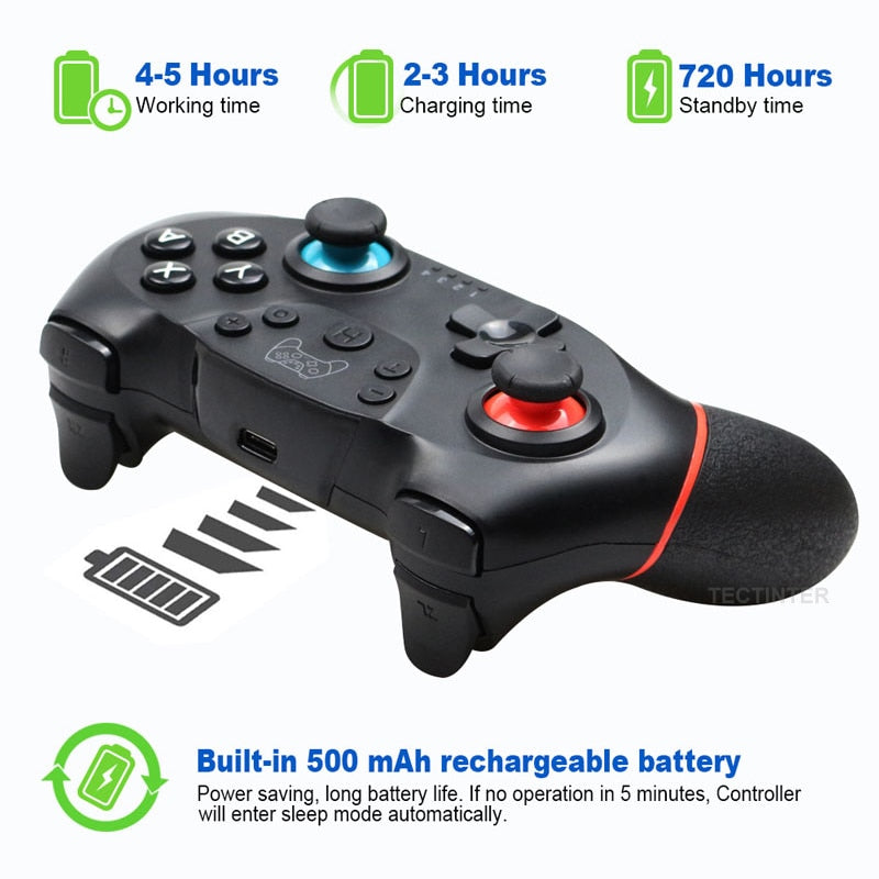 Wireless Bluetooth Gamepad For Nintendo Switch Pro NS-Switch Pro Game joystick Controller For Switch Console with 6-Axis Handle - V.I.P Digital Presence