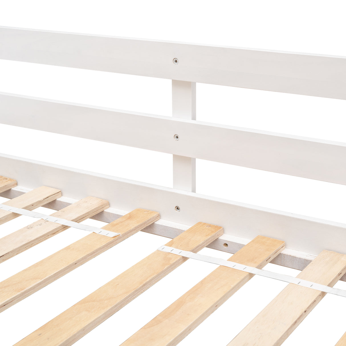 Twin over Twin House Bunk Bed with Roof , Window, Window Box, Door , with Safety Guardrails and Ladder,White - V.I.P Digital Presence