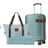 Luggage Sets 3 Piece Carry on Luggage 22x14x9 Airline Approved, Lightweight Hardshell ABS Suitcases with Wheels, 20 inch, Blue - V.I.P Digital Presence