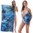 Two-in-One Foldable Beach Towel Printed Bath Towel All-In-One Beach Towel with Storage Bag - V.I.P Digital Presence