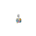 S925 sterling silver eternal confession double surround heart small motorcycle DIY accessories - V.I.P Digital Presence