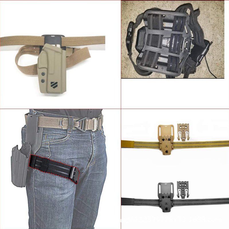 FMA Quick Release Waist Panel 3-piece Leg Hanging Sofa Lilan Outdoor Tactical Handgun Cover Quick Separation System - V.I.P Digital Presence