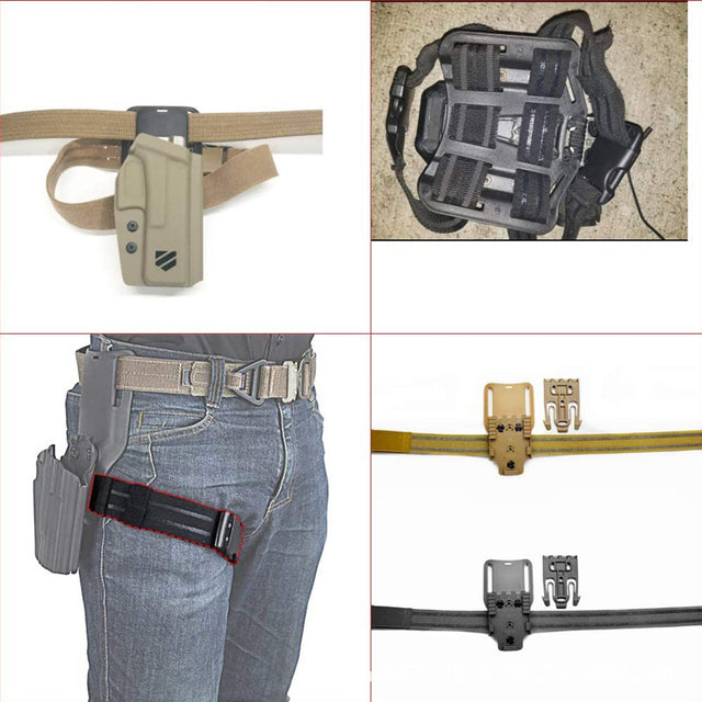 FMA Quick Release Waist Panel 3-piece Leg Hanging Sofa Lilan Outdoor Tactical Handgun Cover Quick Separation System - V.I.P Digital Presence