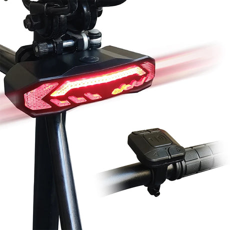 Bike Alarm Tail Light with Turn Signals Multifunctional Waterproof USB Rechargeable  Electric Bell Bicycle Lamp Bike Rear Light - V.I.P Digital Presence