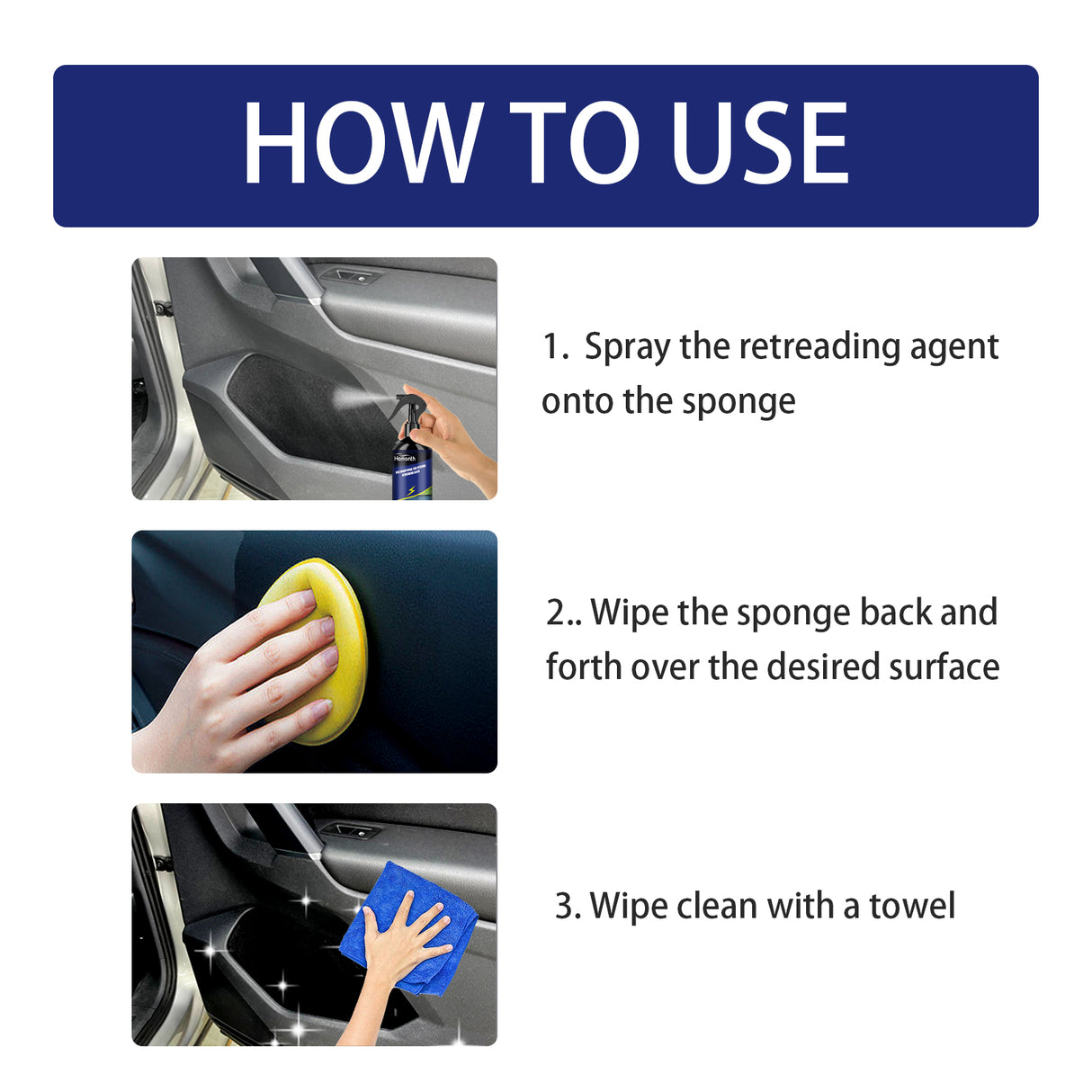 Multi-Purpose Vehicle Interior Retreader Cleans The Instrument Panel Interior With Plastic Retreading Coating For Dust Suppression - V.I.P Digital Presence