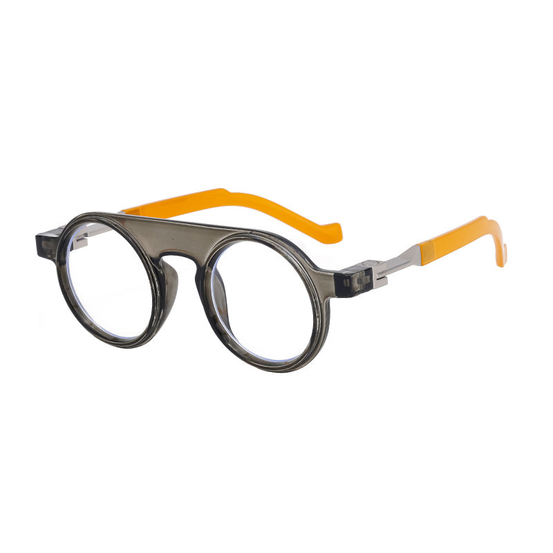 New European and American fashion round frame sunglasses for men, personalized and high-end sunglasses for men - V.I.P Digital Presence