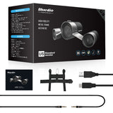 Bluedio US Wireless Home Audio Speaker System Patented Three Drivers Bluetooth speakers with Microphone Bass 3D Sound Surround - V.I.P Digital Presence