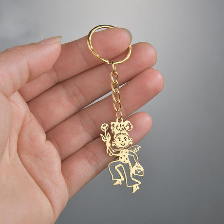 DIY Cutsom Drawing Art Necklaces Personalized Stainless Steel Kids Artwork Logol Pendant Jewelry Gifts for Family Children - V.I.P Digital Presence