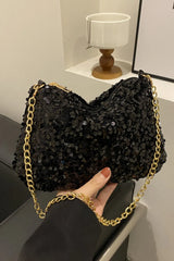 Sequin Removable Strap Shoulder Bag - V.I.P Digital Presence