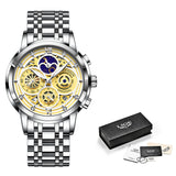Men's Quartz Watch Skeleton New Concept Waterproof Watch Multifunctional Watch - V.I.P Digital Presence