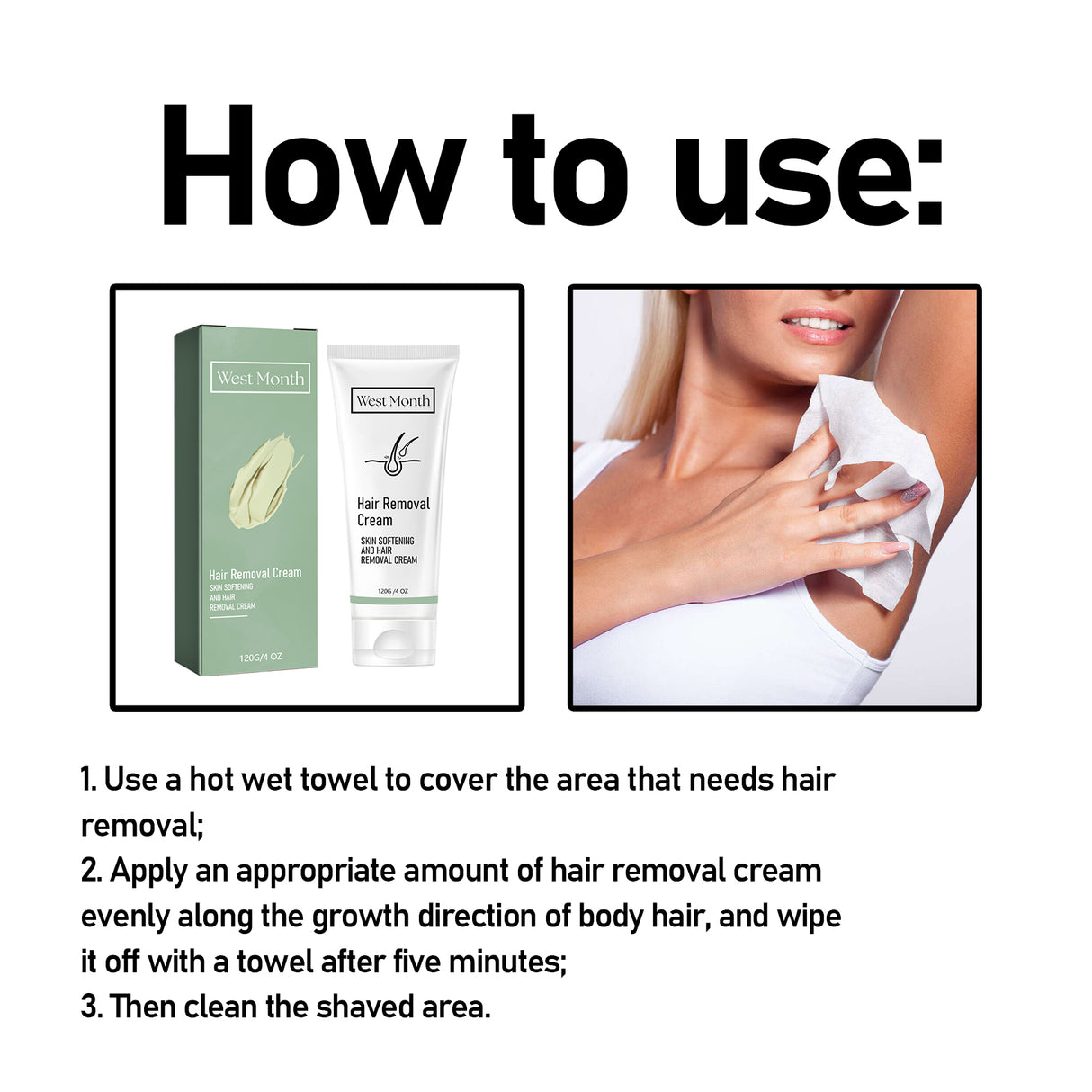 Hair Removal Cream, Full Body Underarm Lip Gentle Depilation Does Not Stimulate Smooth And Delicate Skin - V.I.P Digital Presence