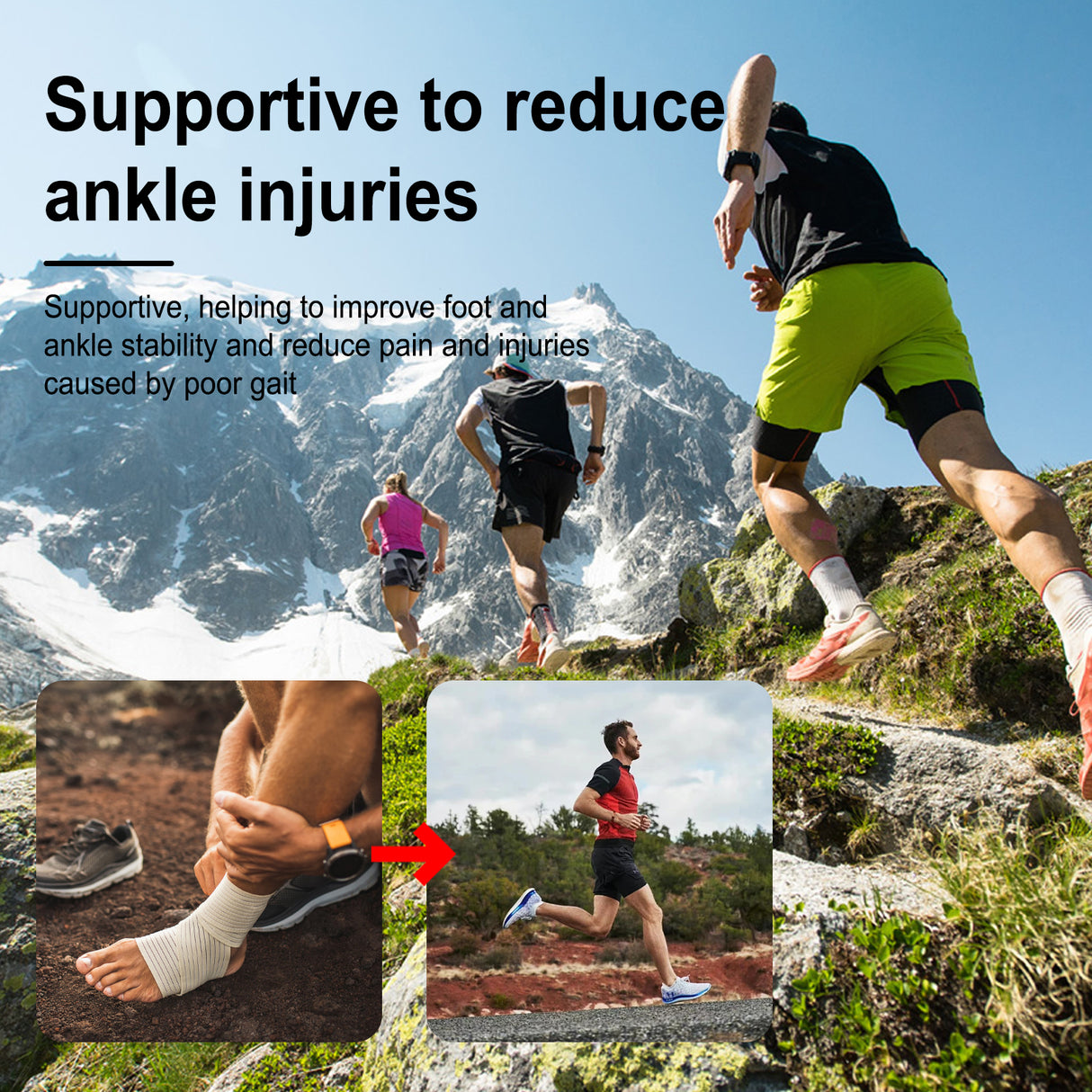 Plantillas HOUKEA Ultra Performance Boost: plantillas elásticas suaves y cómodas para deportes al aire libre, running, resistentes al desgaste y antideslizantes.
