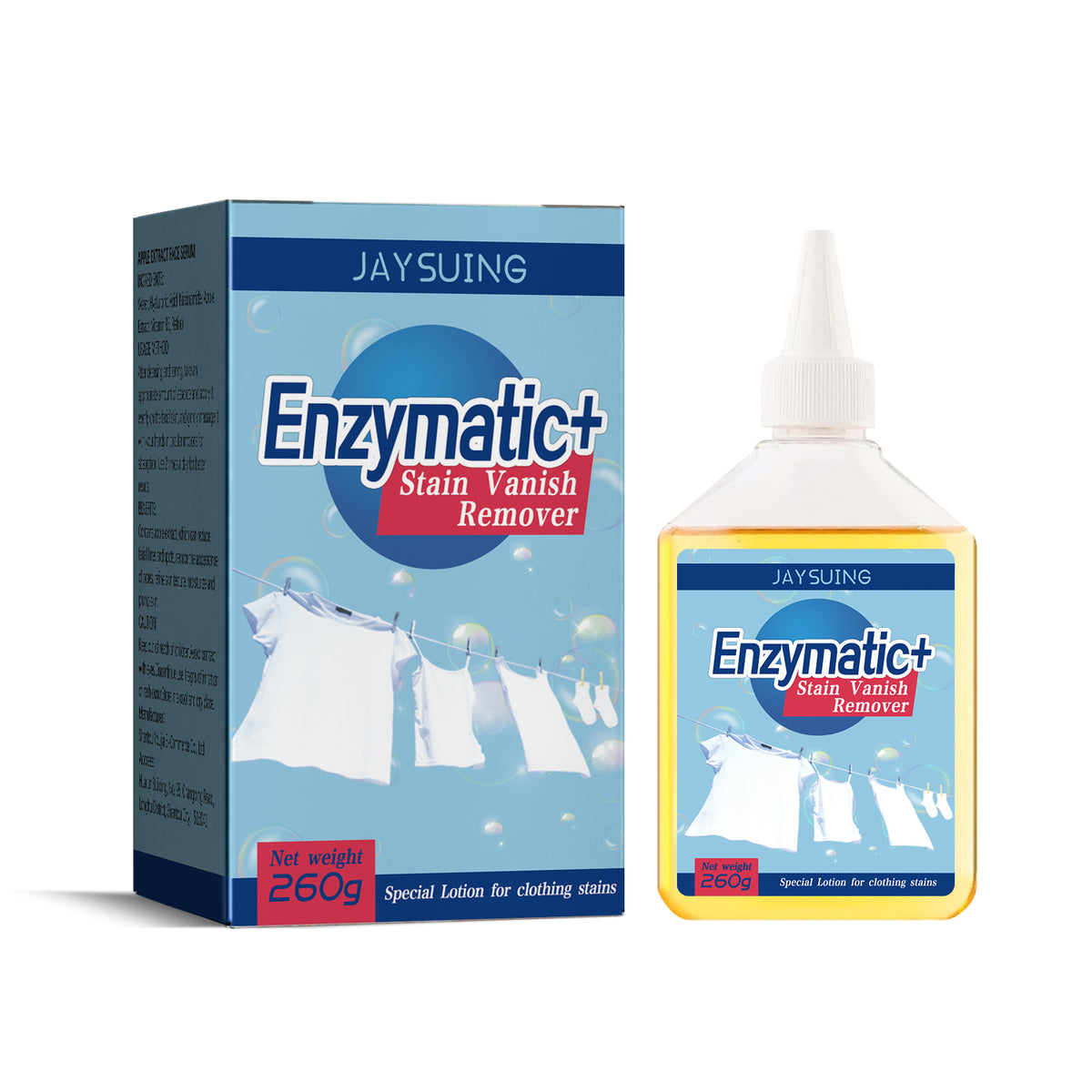 Enzyme Cleaner, Removes Stubborn Dirt Stains Yellow Mold Spot Perspiration Stains Multi-purpose Laundry Cleaner - V.I.P Digital Presence