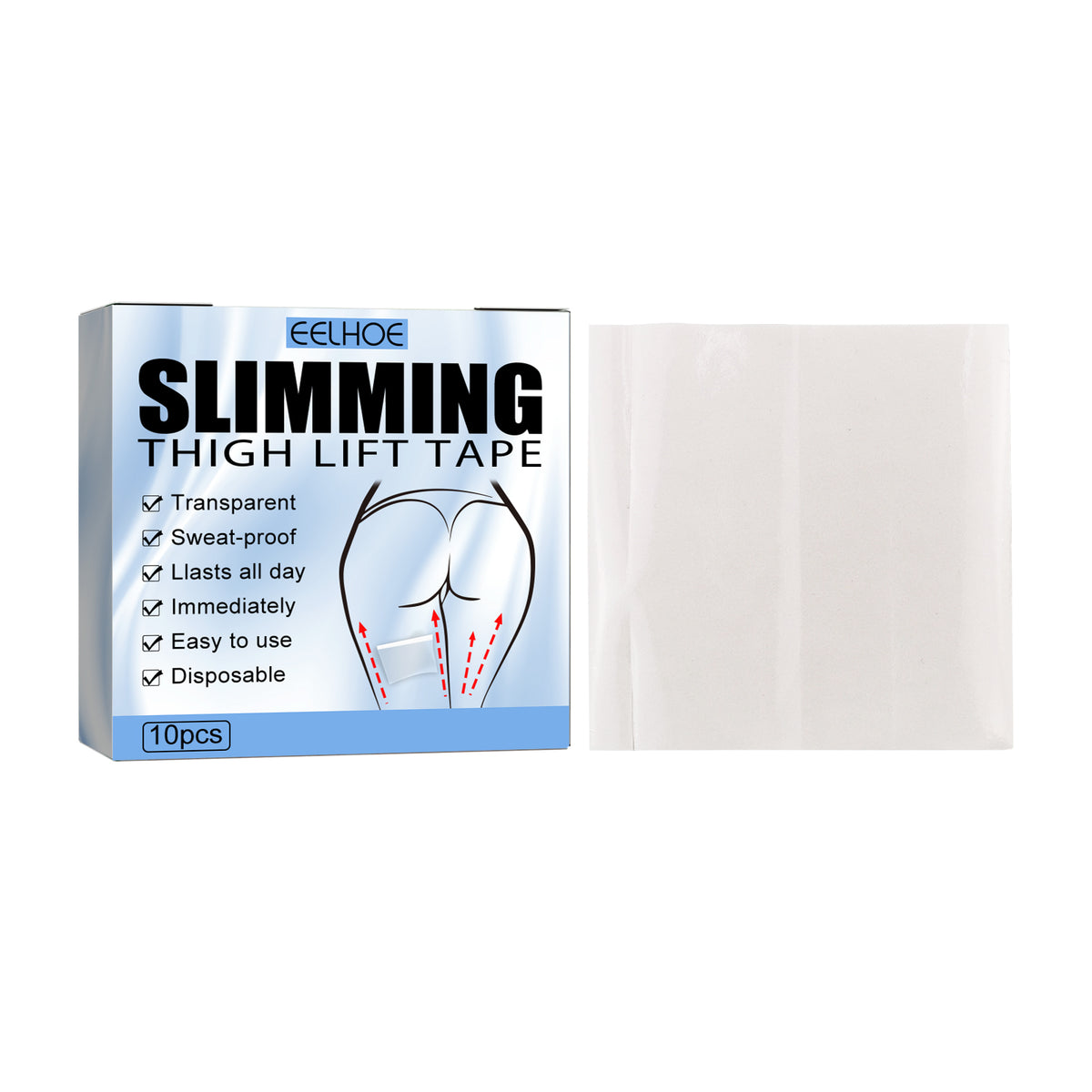 Thigh Lift Tape, Lift Leg Muscle Shaping Beautiful Leg Slimming Stick - V.I.P Digital Presence