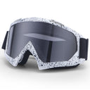 Gafas de motociclista para exteriores, mascarilla facial, para montar a caballo al aire libre, resistentes al viento, al polvo, para esquí de fondo y casco.