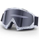 Gafas de motociclista para exteriores, mascarilla facial, para montar a caballo al aire libre, resistentes al viento, al polvo, para esquí de fondo y casco.